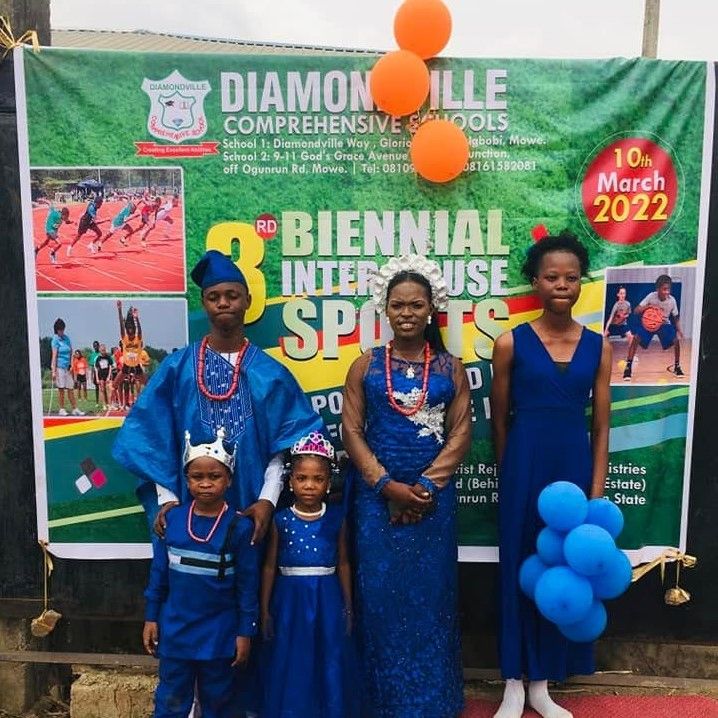 Diamondville students at the 3rd biennial inter-house sports