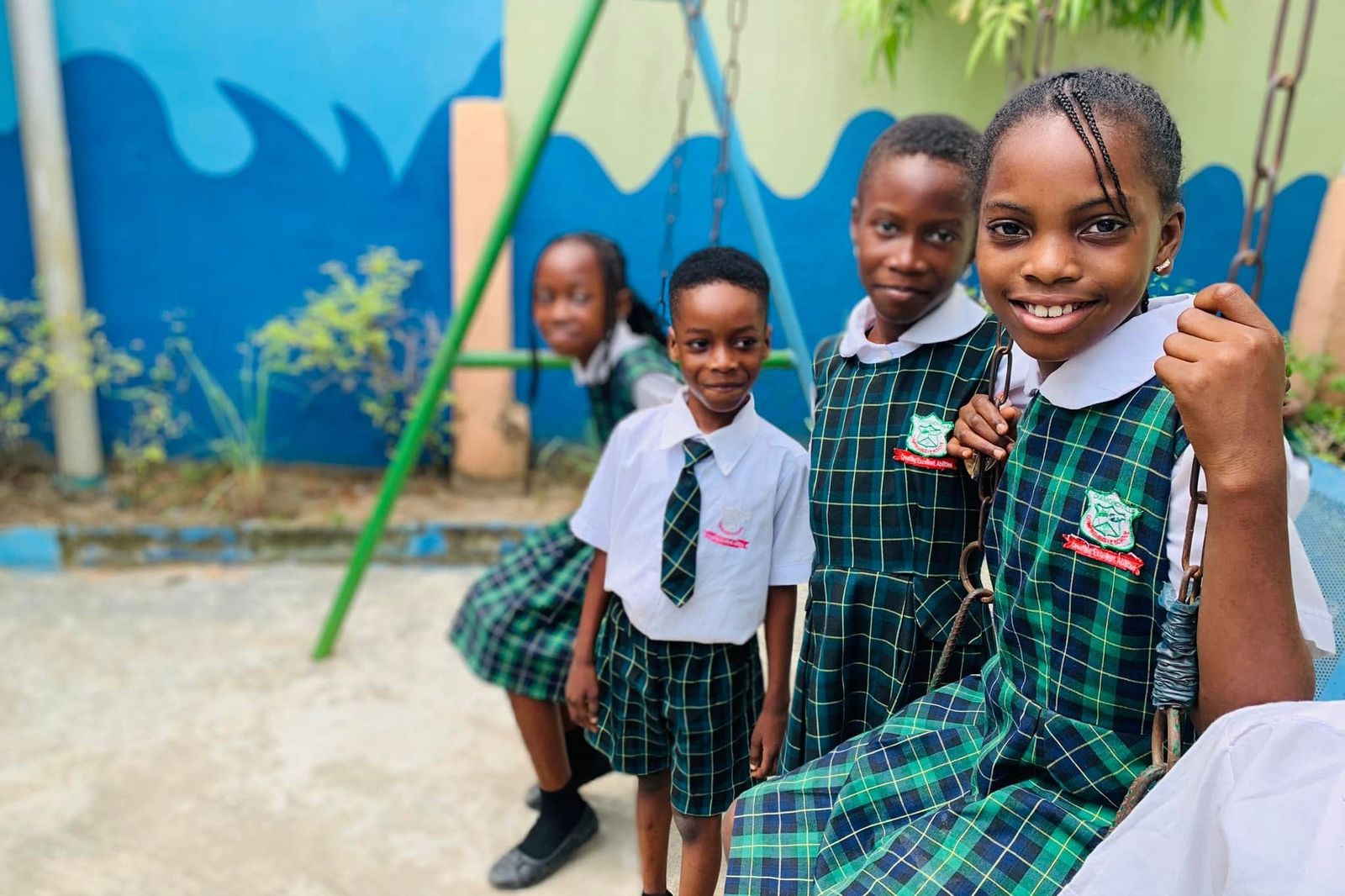 Diamondville primary students in class