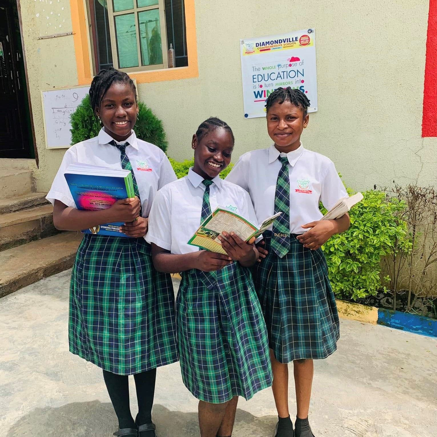Diamondville secondary students