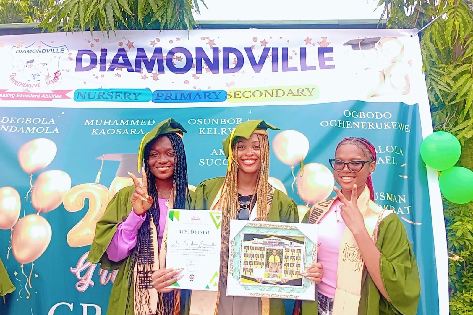 Diamondville Set 2026 graduating students
